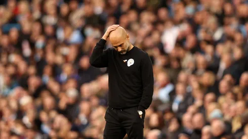 Josep Guardiola, entrenador de Manchester City.