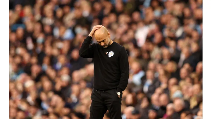 Josep Guardiola, entrenador de Manchester City.