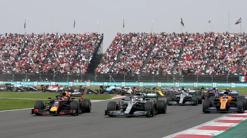 Toma de una de las primeras curvas transitadas en el último GP de México, afrontado en 2019 (Foto: Getty Images).