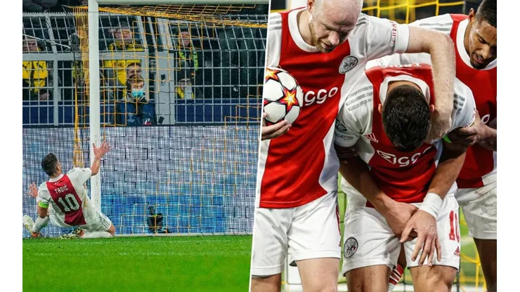 Dusan Tadic y un golpe doloroso.