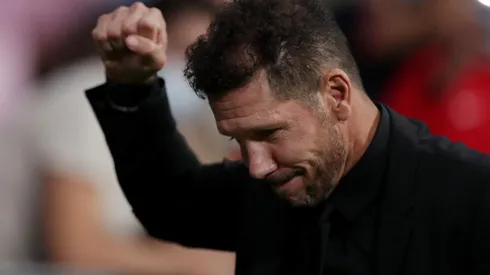 Diego Simeone, entrenador del Atlético de Madrid.