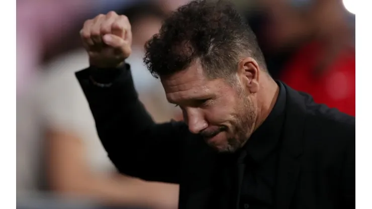 Diego Simeone, entrenador del Atlético de Madrid.