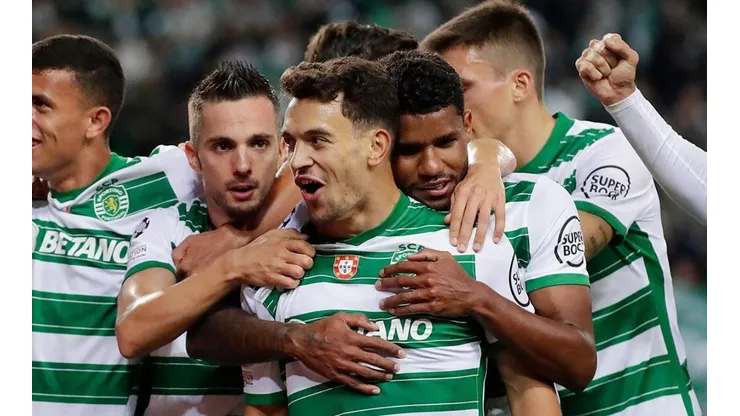 Festejo de Sporting.