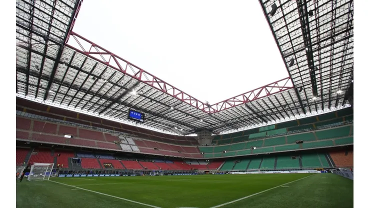 Estadio de San Siro en Milan.