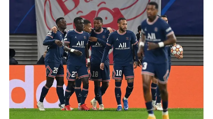 PSG en partido con Leipzig.