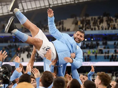 Hinchas de Manchester City no olvidan a Sergio Kun Agüero: homenaje en pleno partido