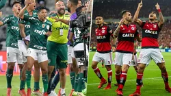 Palmeiras y Flamengo.