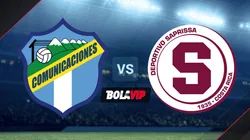 Comunicaciones vs. Saprissa por los cuartos de final de vuelta de la Liga Concacaf.