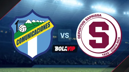 Comunicaciones vs. Saprissa por los cuartos de final de vuelta de la Liga Concacaf.