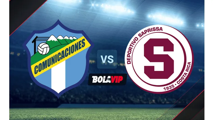 Comunicaciones vs. Saprissa por los cuartos de final de vuelta de la Liga Concacaf.