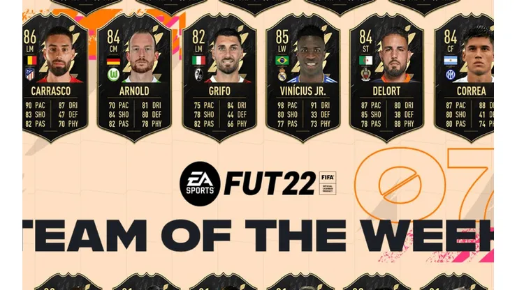 Correa y Marquinhos, entre las nuevas cartas del TOTW 7 de FIFA 22