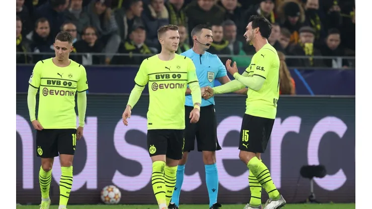 Hummels, víctima de un insólito fallo en la Champions League.