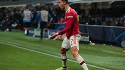 Cristiano Ronaldo celebra uno de sus goles anoche contra Atalanta.