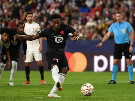 Sevilla quedó complicado en Champions: Lille ganó al remontar el marcador