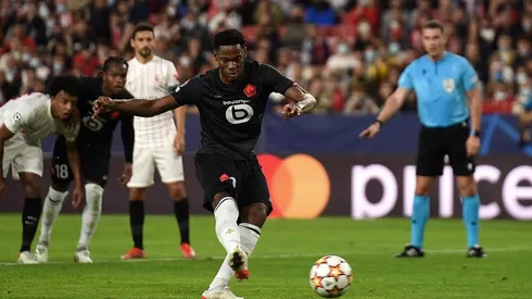 Momento del gol de Lille.