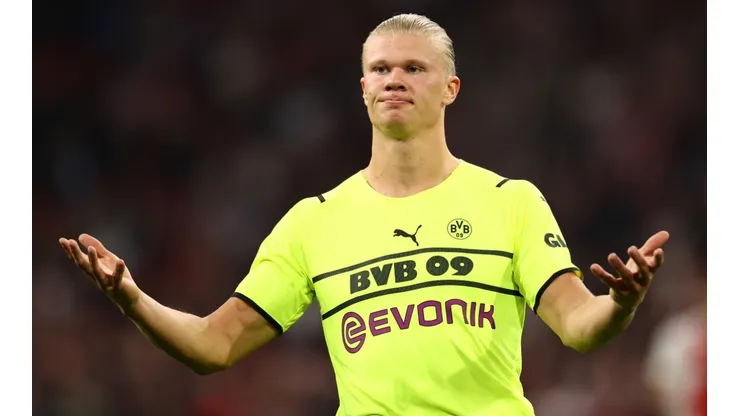Erling Haaland, delantero del Borussia Dortmund.