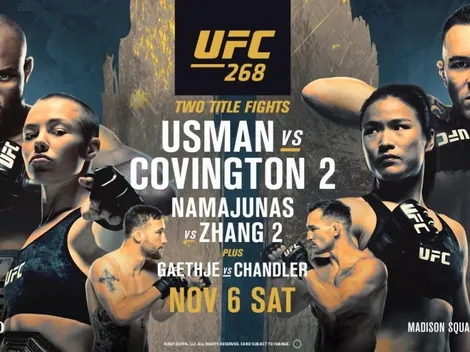 UFC: ¿Cómo, cuándo y dónde ver UFC 268: Kamaru Usman vs. Colby Covington?
