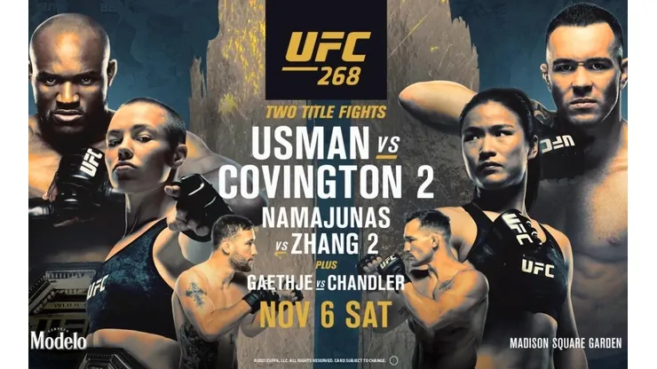 Foto: Twitter oficial de UFC.
