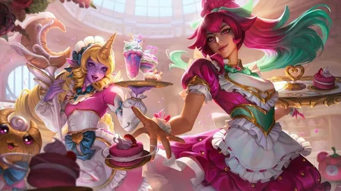 Primer vistazo a la nueva línea de aspectos Cafe Cutie en League of Legends
