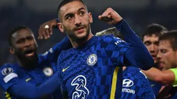 Hakim Ziyech, autor del gol del triunfo de Chelsea en Suecia.