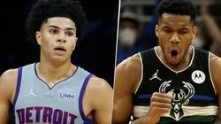 Detroit Pistons recibirá a Milwaukee Bucks en el Little Caesars Arena por la temporada regular de la NBA