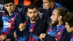 Sergio Agüero recibió el apoyo de sus compañeros.