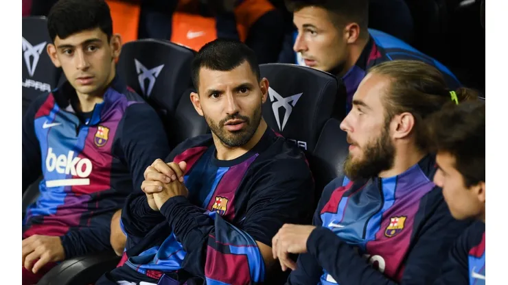 Sergio Agüero recibió el apoyo de sus compañeros.