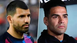 Radamel Falcao le dio su apoyo al Kun Agüero.