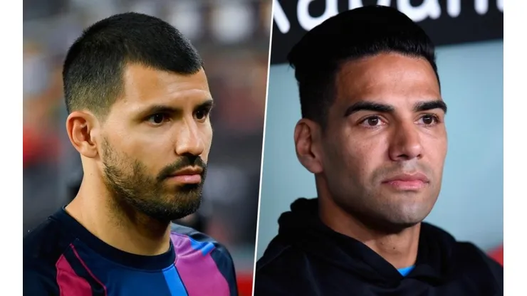 Radamel Falcao le dio su apoyo al Kun Agüero.