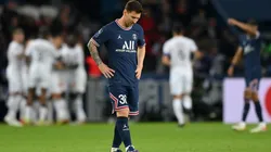 Lionel Messi en un encuentro con PSG.