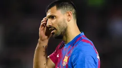 Sergio Agüero estará de baja en Barcelona.