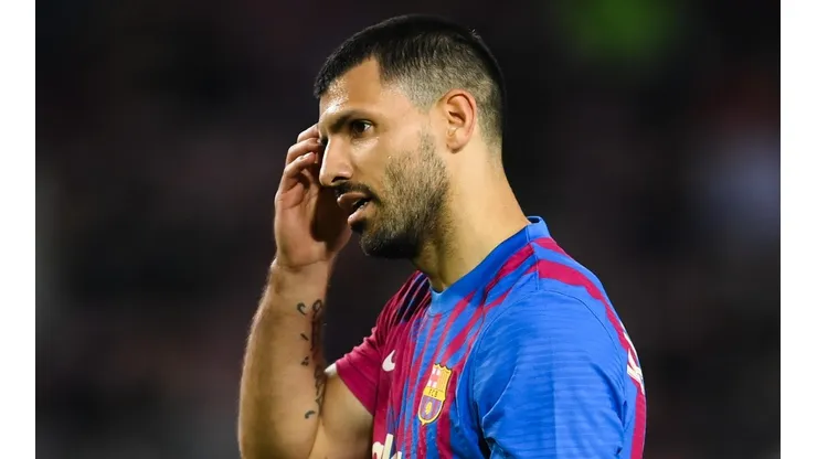 Sergio Agüero estará de baja en Barcelona.