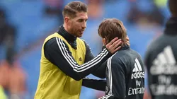 Sergio Ramos y Luka Modric en Real Madrid.