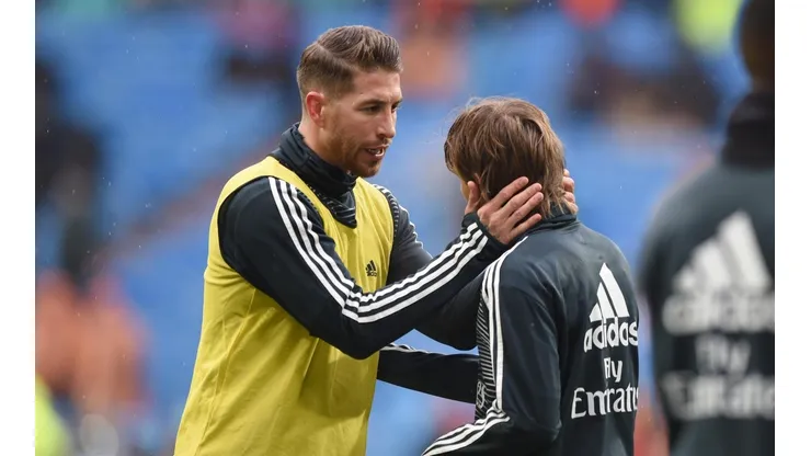 Sergio Ramos y Luka Modric en Real Madrid.