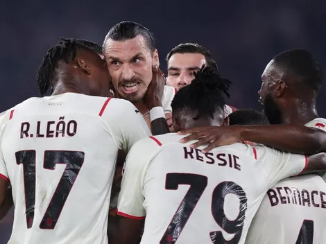 Le rompió el arco: Ibrahimovic se volvió loco y metió un golazo de tiro libre para Milan