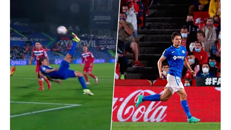 Enes Ünal y un golazo para Getafe
