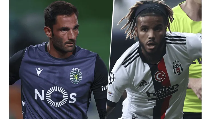 Sporting Lisboa vs. Besiktas por la UEFA Champions League. (Fotos: Getty Images).