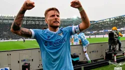 Festejo de gol de Ciro Immobile.