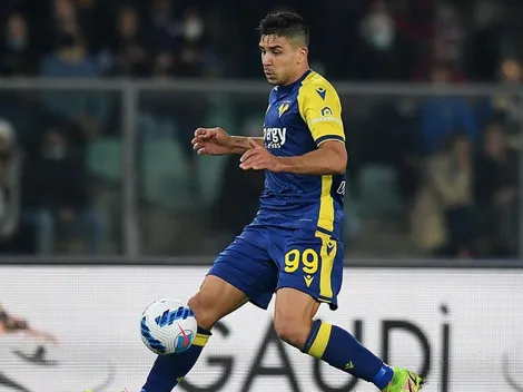 Enganche y al rinconcito, papá: golazo de Giovanni Simeone con Hellas Verona