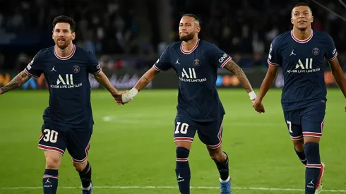 Lionel Messi, Neymar y Kylian Mbappé.