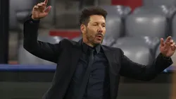 Diego Simeone se fue expulsado en el segundo tiempo.