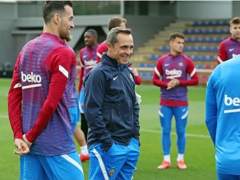 Los primeros "fichajes": Sergi Barjuan refuerza al primer equipo de Barcelona