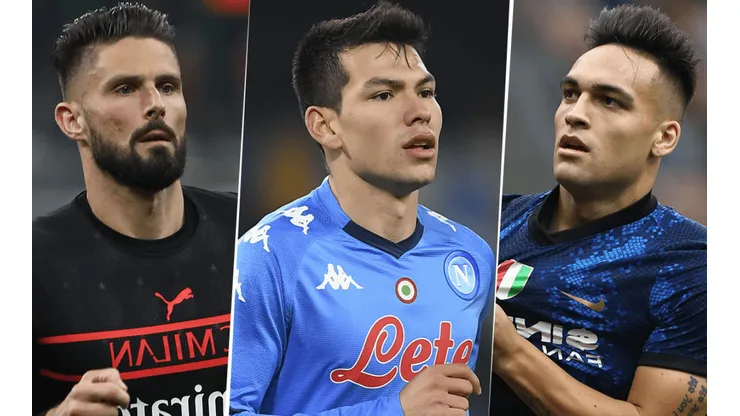 Tabla de posiciones de la Serie A de Italia. (Fotos: Getty Images).