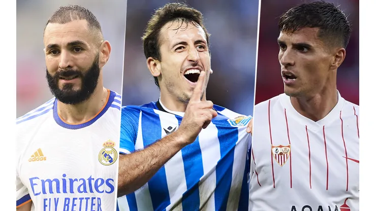 Tabla de posiciones de La Liga de España. (Fotos: Getty Images).