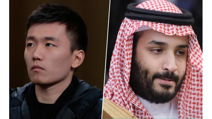 Steven Zhang y Mohamed Bin Salman
