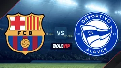 Barcelona vs. Deportivo Alavés por La Liga de España.