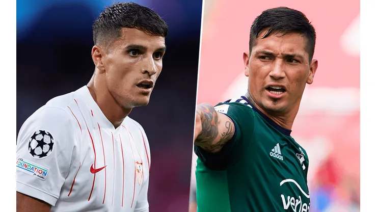 Sevilla y Osasuna se enfrentan por La Liga (Fotos: Getty).