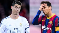 Cristiano Ronaldo y Lionel Messi en Real Madrid y Barcelona.