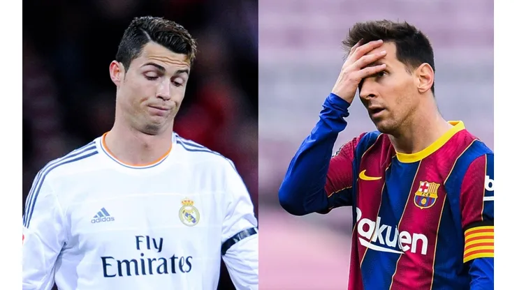 Cristiano Ronaldo y Lionel Messi en Real Madrid y Barcelona.
