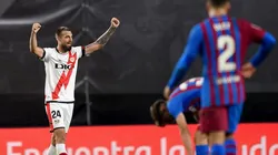 Festejo de Rayo Vallecano sobre Barcelona.